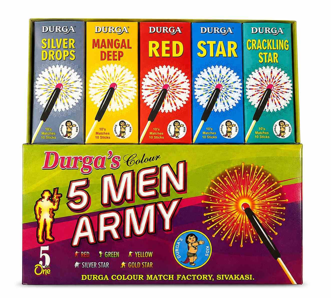 5 in 1  MATCH BOX